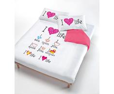Italian Bed Linen Love Lit 100/110 (250 x 200 cm 2/52 x 82 cm)