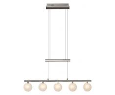 Brilliant AG G80573/77 Suspension, Métal, G4, 20 W, Argent