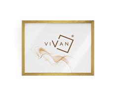 VIVAN Cadre Photo Formato Immagine A4 Or