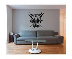 TATOUTEX 3613249474289 Sticker Mural, Orange, L 50cm x H 54cm