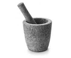 LACOR 60518 Mortier et Pilon, Granit, Gris, 12 cm