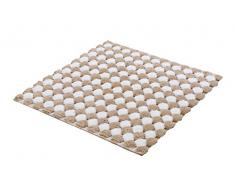 Kleine Wolke 4036271135 Merida Tapis de Bain Coton Taupe 60 x 60 x 0,2 cm