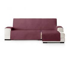 Eysa Oslo Housse, Microfiber, C/8 burdeaux-Gris, Chaise Longue 290 cm. Adapté aux canapés de 300 à 350 cm