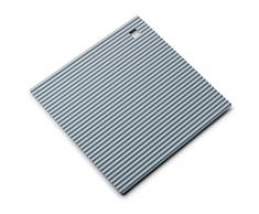 Zeal Dessous de Plat en Silicone antidérapant et résistant à la Chaleur 18 cm, Silicone, Bleu Åuf de Canard, 7-inch