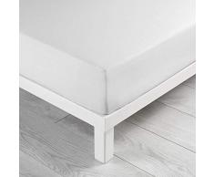 douceur dintÃ©rieur drap housse 2 personnes 160x200 cm lina blanche