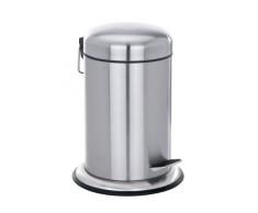 Wenko 20030100 Poubelle à Pédale Nova Inox