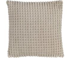 Dutch Decor Coussin Rome 45x45 cm Sable - Coussins Déco - Oreiller Décoratif - Déhoussable - Zippé