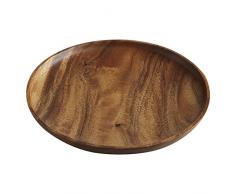 Premier Housewares 1104631 Assiette, Bois dacacia, Marron, 3 x 31 x 31 cm