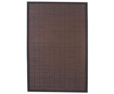 Ridder Beach 7951338 Tapis de bois 100 % bambou Marron foncé 60 x 90 cm