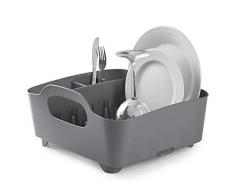 Umbra 330590-149 séchoir à vaisselle pour baignoire Plastique Charbon 36,06 x 33,65 x 18,28 cm
