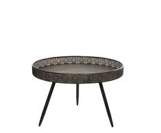 Mica Decorations Table Orientale, métal, Bronze, H 45 cm x D 70 cm