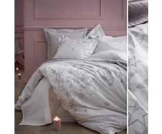 Essix - Drap Plat Voie LactÃ©e Percale de Coton Blanc 180 x 290 cm