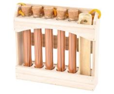 Sentiflore 6BAT063 Encens Japonais avec Porte-Encens Bambou Bois 5 Tubes