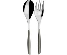 BUGATTI GLSL-021F11/12 Glamour Fenêtre Set de 2 Couverts de Service en Boîte Argent 16,5 x 4,2 x 30 cm