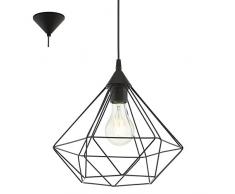 Eglo Lampe Suspension E27 Ã325 Tarbes(Noir Mat)