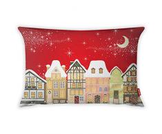 Bonamaison Housse de Coussin Multicolore 35 x 50 cm