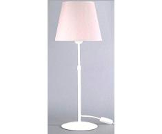 Aluminor STORE LT B T LAMPE A POSER, Blanc + Abat Jour Taupe