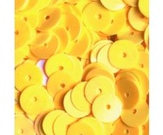 Efco Fil Plat Rond, Sequins, Jaune, 6Â mm, 5Â g, 500