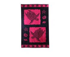 Natural History Gifts Serviette de Plage Fuchsia/Noir 95Â x 160Â cm