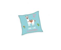 Herding Young Collection Coussin DÃ©coratif, Polyester, Bleu, 40 x 40 cm