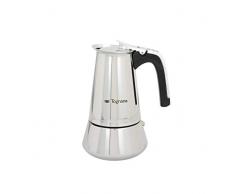Tognana Riflex Induction Cafetière 4 Tasses, Acier Inoxydable, Argent