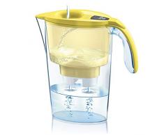 LAICA L607719 Carafe filtrante, Plastique, Jaune, 28 x 8 x 7 cm