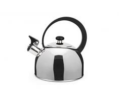 Excelsa Arco Bouilloire avec sifflet 2Â litres, acier inoxydable, argent