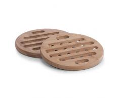 Zeller 25268 dessous de plat en bambou, 20 x 1,5 cm