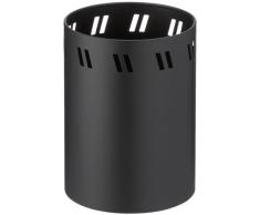 Wesco 166 401-73 Corbeille à papier (Noir mat)