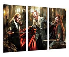 Tableau Moderne Photographique, Impression sur bois, Le Seigneur des Anneaux, Cinéma, 97 x 62 cm, ref. 26344