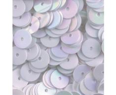 Efco Fil Plat Rond Paillettes, Blanc, 6Â mm, 40Â g, 4000-piece