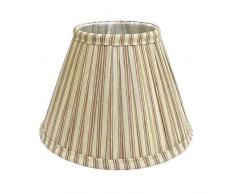 Better & Best 0213169Â âÂ Ã©cran de lampe de soie, table Ã©troite, de 16Â cm, avec rayures rouges