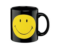 Smiley Happy Collection K4105024560 Gobelet, CÃ©ramique, Noir, 12,5x8,8x9,7 cm