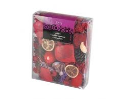 Sentiflore 6DPO096 Pot Pourri de DÃ©coration, Rouge