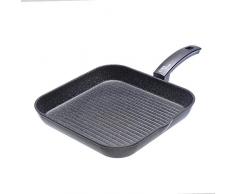 Alluflon 0001851428 Etnea Poêle grill à steak 28 x 28 cm