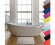 MSV 2108398 Galets Tapis de Bain Beige 40 x 60 cm