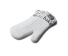 Zeal Manique en Silicone et Coton Ultra rÃ©sistante, Coton, Blanc, 29 x 19 x 2 cm