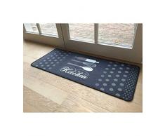 Casâme Tapis de Cuisine Gris Motif Kitchen