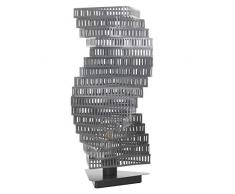 ONLI Lampe de table grande cheminée couleur titane