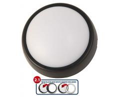 Velamp UBLO2 Plafonnier LED Noir