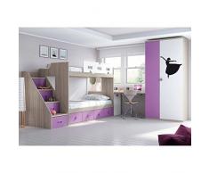 TATOUTEX 3613246043693 Sticker Mural, Rose, L 21cm x H 20cm