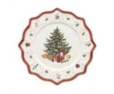 Villeroy & Boch Toys Delight Assiette de prÃ©sentation, 35 cm, Porcelaine Premium, Blanc/Rouge