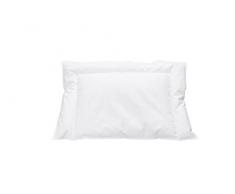 Böhmerwald 169600-39 Coussin plat pour enfant avec duvet et plumettes 40 x 60 cm (Blanc)