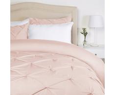Pinzon Parure de lit plissÃ©e - 140 x 200 cm - RosÃ©