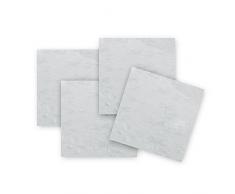 Comptoir du Linge lpr01006 Lot de 2 Serviettes de Table Polyester/Coton Taupe 50 x 50 x 0,5 cm