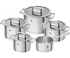 Zwilling 66460-000-0 Vitality Batterie de Cuisine Acier Inoxydable Inox Mat 5 pièces