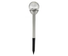 Galix 1853/12 Lanterne solaire inox, Acier, ArgentÃ©, 560/452 x 120 cm