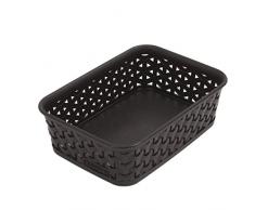 CURVER | Panière de bureau A6 My Style, Chocolat, Storage Others, 19,8x14,2x6 cm