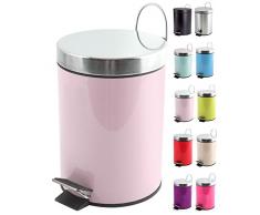 MSV Brest Poubelle dÃ©corÃ©e Rose 25 x 17 cm