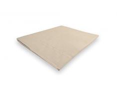 Soleil docre Camille Drap Plat, Coton, Ecru, 180 x 290 cm
